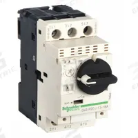 SCHNEIDER Manual Motor Starter: Non-Reversing, 3 Poles, 18 A, Thermal Protection, Selector Switch (MPN GV2P20). Key specifications — Maximum Voltage Rating: 600V AC; Brand: SCHNEIDER; Thermal Units Required: None (Starter Includes Integrated Thermal Units); Frame Size (Width): 45mm.
