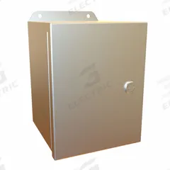 HAMMOND Electrical Enclosure: Stainless Steel, 8 in x 6 in x 6 in, NEMA 12/13/3R/4/4X, w/Panel (MPN EJ866SS). Key specifications — Brand: HAMMOND; Closure Method: Latches; Enclosure Material: Stainless Steel; Knockouts: Not Included; Includes Inner Panel: with Inner Panel Included.