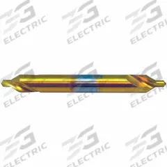 KEO Center Drill: Plain Type, #7, 60°, 6 in Overall Lg, TiN Coated Cobalt (MPN 907-000-629). Key specifications — Brand: KEO; End Type: Double End.