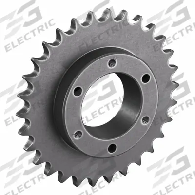 TRITAN Bushed Roller Chain Sprocket: For 40 Chain, 30 Teeth, 4.783 in Pitch Dia - Size 40 Bushed-Bore Roller Chain Sprockets