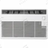 LG Window Air Conditioner: 100 sq ft – 150 sq ft, 5,000 BtuH, 115V AC, 5-15P, Cooling Only, Fixed (MPN LW5024). Key specifications — Brand: LG; Combined Energy Efficiency Ratio (CEER) Rating: 11.5; Voltage: 115V AC; NEMA Plug Configuration: 5-15P; Special Features_Broad: Remote Control.