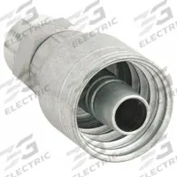 AEROQUIP Hydraulic Crimp Fitting: Steel x Steel, Straight, -4 For Hose Dash Size, Male x Genderless (MPN 1AA4MR4). Key specifications — Fitting Gender: Male x Genderless; Fitting Connection Type: ORS x Crimp; For Hose Dash Size: -4; Thread Size: 9/16"-18; Brand: AEROQUIP.