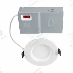 KEYSTONE TECHNOLOGIES LED Light Fixture: 3 in Dia, 530 lm, 2700K/3000K/3500K/4000K/5000K, 6.5 W (MPN KT-WDLED6.5-3B-9CSF-FDIM). Key specifications — Trim Color: Available Separately; Dimmable: Yes; Color Temperature: 3500K; Brand: KEYSTONE TECHNOLOGIES; Voltage: 120V AC.