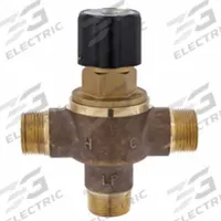 LEONARD VALVE Thermostatic Mixing Valve: 3/4 in Inlet Connection Size, 3/4 in Outlet Connection Size (MPN 370-LF-CP). Key specifications — attr1037830: Stainless Steel Springs; attr1037827: LEONARD VALVE.