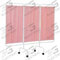 R&B WIRE PRODUCTS INC. Privacy Screen: 3 Panels, Vinyl, Pink, Casters (MPN PSS-3C/AML/M). Key specifications — Brand: R&B WIRE PRODUCTS INC.; Panel Color: Pink; Panel Material: Vinyl; Anti-Microbial Panels: Anti-Microbial.