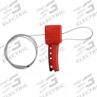 BRADY Cable Lockout: Cable Only, Includes Cable, Steel, 8 ft Cable Lg, Red, Cable Included (MPN 50943). Key specifications — Body Material: ABS; Glass-Filled Nylon; Glass-Filled Polyurethane Polymer; Resistance Properties: Chemical Resistant; Includes Cable: Yes; Cable Color: Clear; Cable Material: Steel; Cable Material Finish: PVC Coated.