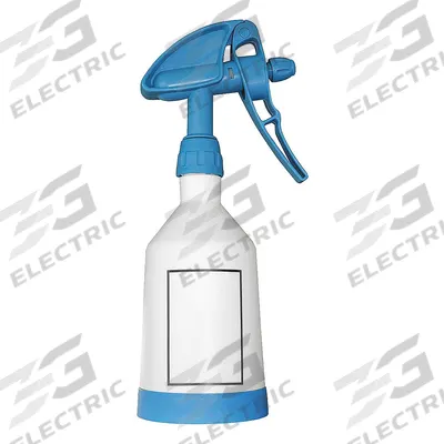 GRAINGER Dual Spray Bottle: 1 L Container Capacity, Stream, Blue/White, Blue - Bottles with Dual Sprayer
