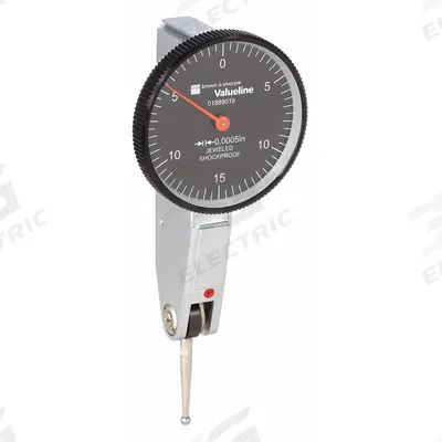 TESA BROWN & SHARPE Horizontal Dial Test Indicator: 0 in to 0.03 in, Horizontal - Dial Test Indicators - Horizontal & Tilted-Face Styles