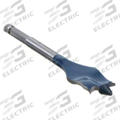 BOSCH Spade Drill Bit: 1 1/2 in Drill Bit Size, 6 in Overall Lg, Bright (Uncoated), High Speed Steel (MPN DSB1021). Key specifications — attr277223: BOSCH; attr255674: Bright (Uncoated); attr255683: High Speed Steel.