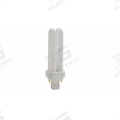 GE LAMPS Compact Fluorescent Bulb: 2-Pin (GX23-2), T4, Fluorescent, 4100K - CFL Twin-Tube Plug-In Lamps