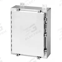 HOFFMAN Enclosure: Aluminum, 20 in x 20 in x 6 in, NEMA 12/3R/4/4X, Solid Cover, Hinged (MPN A20H2006ALLP). Key specifications — Brand: HOFFMAN; Closure Method: Clamps; Enclosure Material: Aluminum; Knockouts: Not Included.