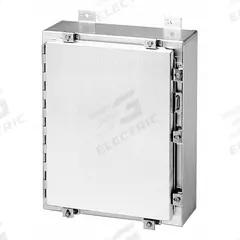 HOFFMAN Enclosure: Aluminum, 20 in x 20 in x 6 in, NEMA 12/3R/4/4X, Solid Cover, Hinged (MPN A20H2006ALLP). Key specifications — Brand: HOFFMAN; Closure Method: Clamps; Enclosure Material: Aluminum; Knockouts: Not Included.