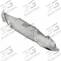 CLEVELAND Square End Mill: High Speed Steel, Double End, 2 Flute, 9/16" Mill Dia, 1-1/8" LOC, 5" OAL (MPN C42074)