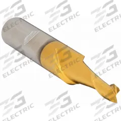 CLEVELAND Square End Mill: High Speed Steel, TiN Coated, 2 Flute, 5/32" Mill Dia, 7/16" LOC (MPN C33754)