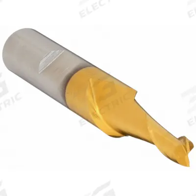 CLEVELAND Square End Mill: High Speed Steel, TiN Coated, 2 Flute, 5/32" Mill Dia - General Purpose High-Speed Steel Square End Mills