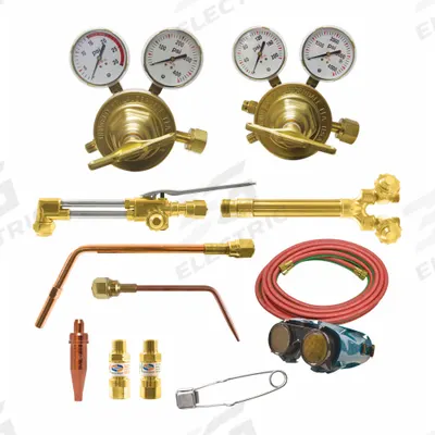 UNIWELD Outfit CGA300 w/Flashback Arrestors: Acetylene - Cutting, Heating & Welding Outfits
