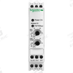 SCHNEIDER Soft Start: 110-480V AC, 6 A Output Current, With Bypass, IP20/NEMA 1, 60/50 Hz (MPN ATS01N106FT). Key specifications — Control Voltage: 110V AC; Manufacturer Part Number: ATS01N106FT.