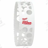 MILWAUKEE Hole Saw: 5 1/2 in Saw Dia., 3.5 Teeth per Inch, 1 5/8 in Max. Cutting Dp, Bi-Metal (MPN 49-56-0247). Key specifications — attr1098070: 3.5; attr1098087: MILWAUKEE.