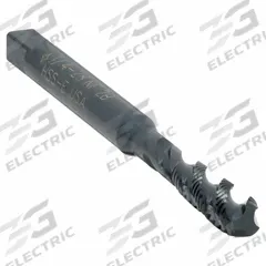 CLEVELAND Spiral Flute Tap: 1/4"-28 UNF, 2B, 3 Flute, Semi-Bottoming Chamfer, Black Oxide Cobalt (MPN C98115)