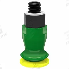 PIAB Vacuum Pad Assembly: M5, 10.92 mm Pad Dia, Polyurethane, Green, 24.89 mm Pad Ht, 60A, BX10P (MPN BX10P.4E.01AC). Key specifications — attr1019194: BX10P.4E.01AC; attr1019196: PIAB; attr1019197: 60A.