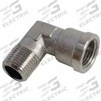 LEGRIS Metal Pipe Elbow: 90° Elbow, 1 in x 1 in, Female BSPP Threaded x Male BSPT Threaded, 870 psi (MPN 0913 00 34). Key specifications — Brand: LEGRIS; Maximum Operating Pressure: 870 psi.