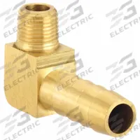 SPEEDAIRE Barbed Hose Fitting: For 3/8 in Hose I.D., Hose Barb x NPT, 3/8 in x 1/8 in Fitting Size (MPN 6AFK2). Key specifications — Fitting Connection Type: Hose Barb x NPT; Fitting Gender: Male x Male; Nipple Grip Type: No Knurl; Brand: SPEEDAIRE.