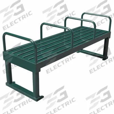 TRIACTIVE USA Multi-Bench: 30 in Overall Ht, 72 in Overall Lg, 24 in Overall Wd, Green - Outdoor Fitness Stations
