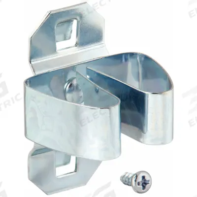 APPROVED VENDOR Standard Spring Clip: 1 1/2 in x 1 1/2 in, Screw-In, Surface - Spring Clip Toolholders for Square-Hole Pegboard