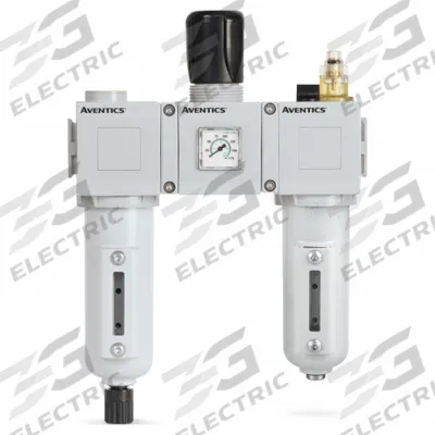 NUMATICS Filter/Regulator/Lubricator Assembly: 1/2 in NPT, 2,290 lpm, 10 bar Max Op Pressure - Numatics Filter, Regulator & Lubricators (FRLs)
