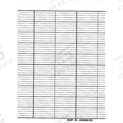 Honeywell Fanfold Paper Strip Chart: Fanfold Paper Strip Chart, 4 3/4 in Strip Chart Wd - Strip Chart Paper Compatible with Honeywell