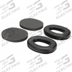 3M PELTOR Replacement Ear Muff Pad Kit: 22 dB NRR, Electrically Insulated, Foam/Polyurethane/PVC (MPN HYX1). Key specifications — Compatible with Series: X-Series X1; Includes: (2) Replacement Ear Cushions; Sub-brand: PELTOR(TM); Electrically Insulated: Yes; Cushion Material: Polyurethane; Insert Material: Foam; Compatible Manufacturer Model Number: X1A; Compatible with Grainger Part Number: 475M52.