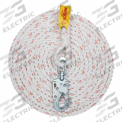 3M DBI-SALA Vertical Lifeline: 50 ft Lifeline Lg, 310 lb Capacity, Steel - Vertical Rope Lifelines