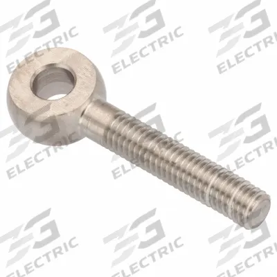 AMPG Fixed Rod End: Stainless Steel, Plain, 45 mm Hole Center-to-End Lg, Right Hand - Stainless Steel Male Threaded Fixed Rod Ends