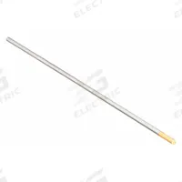 WESTWARD Tungsten Electrode: 1.5% Lanthanated, 1/16 in x 7 in, Gold, EWLa-1.5, 10 PK (MPN 31GH50). Key specifications — attr31228: WESTWARD; attr31232: 7 in; attr31229: EWLa-1.5; attr31235: AC/DC; attr31238: Gold.