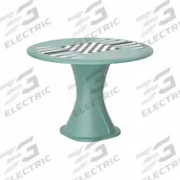 CORTECH Table: 29 in Overall Ht, 42 in Overall Dia, Game Top Included, Ballast Accepted, Aqua, Round (MPN 670AQGT). Key specifications — Brand: CORTECH; Accepts Ballast: Ballast Accepted; Table Material: Polyethylene; Furniture Series: Endurance.