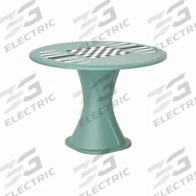 CORTECH Table: 29 in Overall Ht, 42 in Overall Dia, Game Top Included, Ballast Accepted - Cascade Base Tables