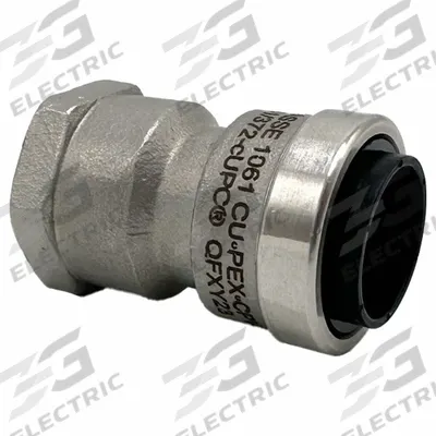 APPROVED VENDOR Push-Fit Adapter Fitting: 1 in OD x 1 in Pipe Size, Push-to-Connect x FNPT - Stainless Steel Push-to-Connect Tube Fittings