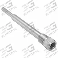 ASHCROFT Threaded Thermowell: Stainless Steel, For 15 in Stem Lg, 13 1/2 in Insertion Lg (MPN 10W1350RT260S). Key specifications — attr1275131: 700°F at 3700 psi; attr1275136: ASHCROFT; attr1275129: 7,000 psi at 100°F.
