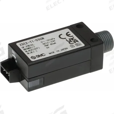 SMC Pressure Switch: 1/8 in Port Size, 12 to 24V DC, -101 kPa to 0 kPa, 0°C to 60°C - Compact Vacuum Pressure Switches