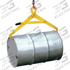 DAYTON Drum Lifter: 2 Grip Points, For 55 gal Drum Capacity, Metal, 1,100 lb Wt Capacity, Rim (MPN 30YP25). Key specifications — Color: Yellow; For Drum Material: Metal; Grip Location: Rim; Material: Steel; Brand: DAYTON.