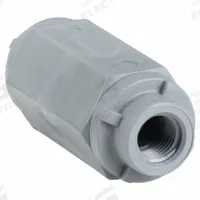 APPROVED VENDOR Ball Cone Spring Check Valve: Ball, Inline Valve Body, PVC, 1/8 in Pipe Size, Std (MPN PVC CHK 426-2F2F-F). Key specifications — Ball Material: Stainless Steel; Brand: APPROVED VENDOR.