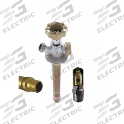 QUARTER BALL Ball Valve Sillcock: Quarter-Turn, Brass, Nickel, Plastic - Sillcocks