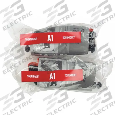 ZOLL Tourniquet: Nylon/Plastic, 3 1/2 in Overall Lg - Field-Use Arterial Tourniquets