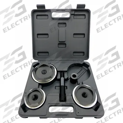 WESTWARD Hydraulic Punch Die Set: (3) Hydraulic Punch Dies, Power Screw, Adaptor - Westward Knockout Punch Tool Kits