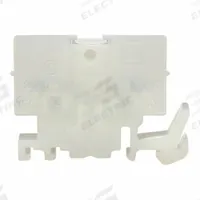 SQUARE D Terminal Block: DIN Rail Mounting Type, Screw Clamp Wire Termination, 2 Wire Terminals (MPN 9080GA6). Key specifications — Brand: SQUARE D; For Minimum Wire Size: 22 AWG.