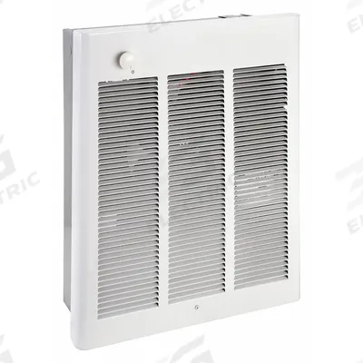 QMARK Recessed Electric Wall-Mount Heater: 3600 W/4800 W, 208/240V AC, Single Phase - Large Recessed Electric Wall Heaters