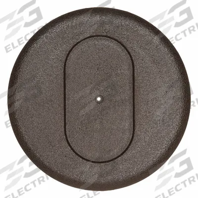 STEEL CITY Floor Box Cover and Carpet Flange: Round, Brown, Polycarbonate - Nonmetallic Electrical Floor Box Covers