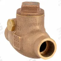 MILWAUKEE VALVE Low Lead Swing Check Valve: Swing, Inline Valve Body, 1 1/2 in Pipe Size, Bronze (MPN UP1509 1-1/2). Key specifications — Brand: MILWAUKEE VALVE.
