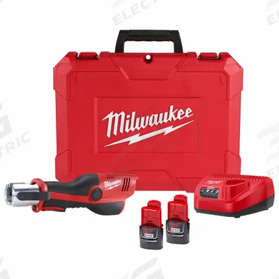 MILWAUKEE Cordless Press Tool Kit: M12 REDLITHIUM, Compact, Inline - Milwaukee Press Fitting Tools
