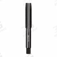 MILWAUKEE Straight Flute Tap: 1/2"-13 UNC, 2B, 4 Flute, Plug Chamfer, Black Oxide Carbon Steel (MPN 49-57-5160)